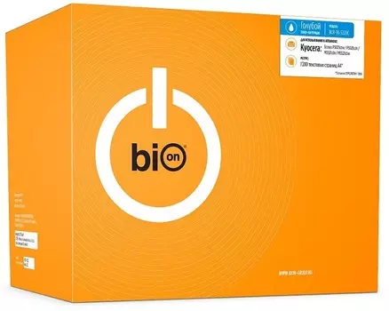 Картридж BION BCR-TK-5220C TK-5220C для Kyocera Ecosys P5021cdw/P5021cdn/M5521cdn/M5521cdw (1200 стр.), Голубой