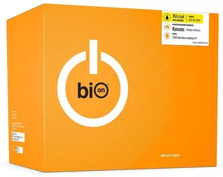 Картридж BION BCR-TK-5230Y TK-5230Y для Kyocera ECOSYS P5021cdn/P5021cdw/M5521cdn/M5521cdw (2600 стр.), Желтый