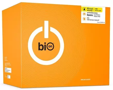 Картридж BION BCR-TK-5240Y TK-5240Y для Kyocera ECOSYS P5026cdn/P5026cdw/M5526cdn/M5526cdw (3000 стр.), Желтый