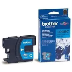 Картридж Brother LC-980C для DCP-145C/DCP-165C/MFC-250C , голубой (260стр)