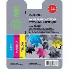 Картридж Cactus CS-BCI24CL многоцветный (12.6мл) для Canon S200/S200x/S300/S330/S330
