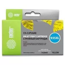 Картридж Cactus CS-C2P26AE №935XL желтый для HP DJ Pro 6230/6830 (14.6мл)