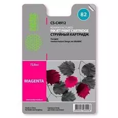Картридж Cactus CS-C4912 № 82 (пурпурный) для принтеров HP Design Jet 500/800C