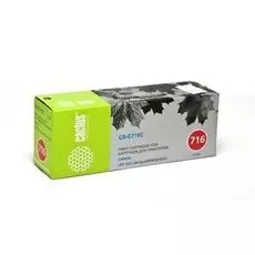 Картридж Cactus CS-C716C для принтеров Canon LBP-5050 / 5050N, голубой