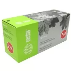 Картридж Cactus CS-C728D черный x2уп. для Canon i-Sensys MF4410/4430/4450/4550D (2100стр.)