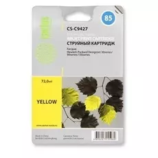 Картридж Cactus CS-C9427 № 85 для HP DJ 30/130, желтый, 72 мл