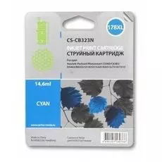 Картридж Cactus CS-CB323N №178XL, синий (14.6мл), для HP PS B8553/C5383/C6383/D5463/5510