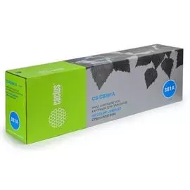 Картридж Cactus CS-CB381AR голубой для HP CLJ CM6030/CM6040/CP6015 (21000стр.)