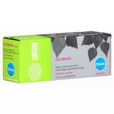 Картридж Cactus CS-CB543A для принтеров HP Color LaserJet CP1215/1515/CM1312, пурпурный, 1400 стр.
