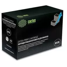 Картридж Cactus CS-CF281X-MPS черный, 30000стр., для HP LJ Ent M630/M605dn/M606dn/M605x