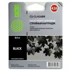 Картридж Cactus CS-CLI426BK для Canon PIXMA MG5140/5240/6140/8140; MX884, черный, 8.4 мл