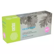 Картридж Cactus CS-CLT-C407S для принтеров Samsung CLP-325/CLX-3185, cyan