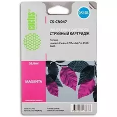 Картридж Cactus CS-CN047 №951XL (пурпурный) для HP OfficeJet Pro 8100/ 8600, 26 мл