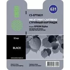 Картридж Cactus CS-EPT0631 для Epson Stylus C67 Series/ C87 Series/ CX3700/ CX4100/ CX 4700, черный, 11мл