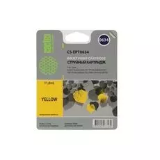 Картридж Cactus CS-EPT0634 для Epson Stylus C67 Series/ C87 Series/ CX3700/ CX4100/ CX 4700, желтый, 11мл.