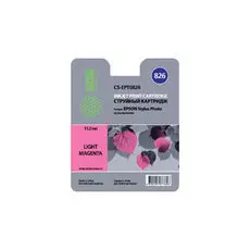 Картридж Cactus CS-EPT0826 для Epson Stylus Photo R270/290/RX590, светло-пурпурный , 460 стр., 11 мл.