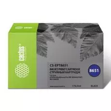 Картридж Cactus CS-EPT8651 черный (8000стр.) для Epson WF5190/5690