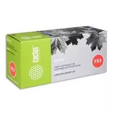 Картридж Cactus CS-FX3 для принтеров CANON L200/L250/L300/MP L90,чёрный 2700 стр.