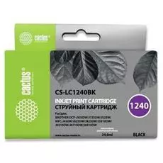 Картридж Cactus CS-LC1240BK черный (24мл) для Brother MFC-J6510/6910DW