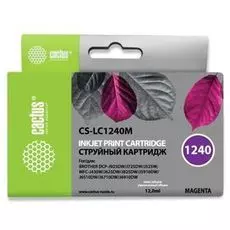 Картридж Cactus CS-LC1240M пурпурный (12мл) для Brother MFC-J6510/6910DW