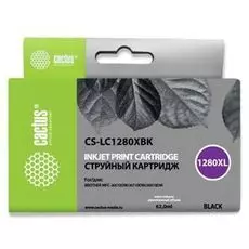 Картридж Cactus CS-LC1280XBK черный (24мл) для Brother MFC-J6510/6910DW