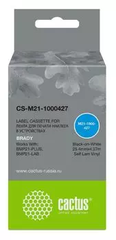 Картридж Cactus CS-M21-1000427 черный для Brady BMP21-PLUS, BMP21, BMP21-LAB
