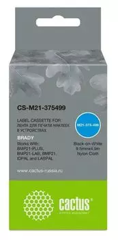 Картридж Cactus CS-M21-375499 черный для Brady BMP21-PLUS, BMP21-LAB