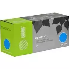 Картридж Cactus CS-O610C голубой для Oki C610 series (6000стр.)