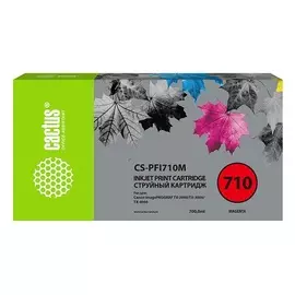 Картридж Cactus CS-PFI710M пурпурный (700мл) для Canon imagePROGRAF TX-2000/TX-3000/TX-4000