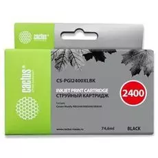 Картридж Cactus CS-PGI2400XLBK черный для Canon MAXIFY iB4040/ МВ5040/ МВ5340 (74.6мл)