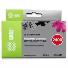Картридж Cactus CS-PGI2400XLM пурпурный для Canon MAXIFY iB4040/ МВ5040/ МВ5340 (20.4мл)