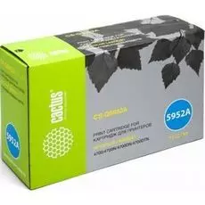 Картридж Cactus CS-Q5952AV для HP CLJ 4700 желтый (10000стр.)