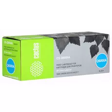 Картридж Cactus CS-Q6000A для принтеров HP Color LaserJet 1600/2600N/M1015/M1017, чёрный, 2500 стр.