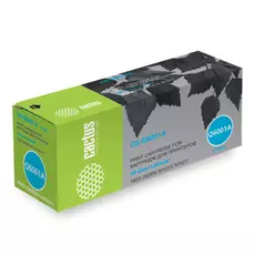 Картридж Cactus CS-Q6001A для принтеров HP Color LaserJet 1600/2600N/M1015/M1017, голубой, 2500 стр