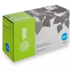 Картридж Cactus CS-Q6470A для принтеров HP Color LaserJet CP3505/3600/3800, черный, 6000 стр.