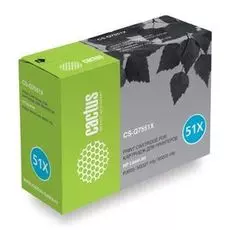Картридж Cactus CS-Q7551X для HP Laser Jet P3005/ M3027 mfp/ M3035 mfp. 13 000 стр.