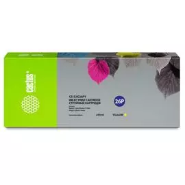 Картридж Cactus CS-SJIC26PY желтый (295мл) для Epson ColorWorks TM-C7500