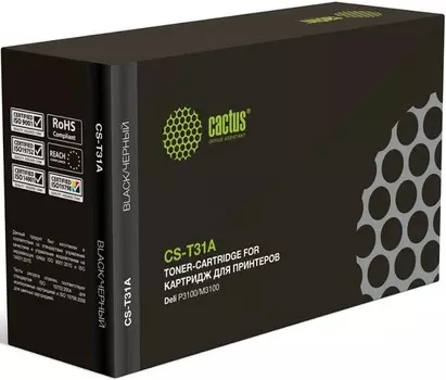 Картридж Cactus CS-T31A черный (2000стр.) для Deli P3100/M3100