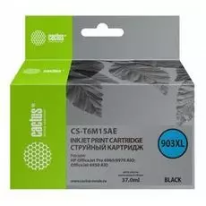 Картридж Cactus CS-T6M15AE черный (37мл) для HP OJP 6950/6960/6970
