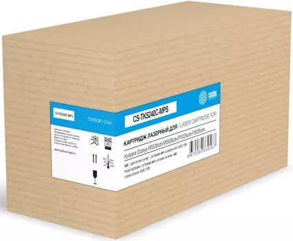 Картридж Cactus CS-TK5240C-MPS лазерный голубой (6000стр.) для Kyocera Ecosys M5526cdn/M5526cdw/P5026cdn/P5026cdw