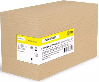 Картридж Cactus CS-TK5240Y-MPS лазерный желтый (6000стр.) для Kyocera Ecosys M5526cdn/M5526cdw/P5026cdn/P5026cdw