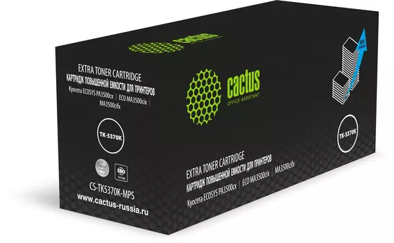 Картридж Cactus CS-TK5370K-MPS лазерный черный (18500стр.) для Kyocera ECOSYS PA3500cx/ECO MA3500cix/MA3500cifx с чипом