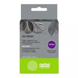 Картридж Cactus CS-TZE431 ленточный черный для Brother 1010/1280/1280VP/2700VP