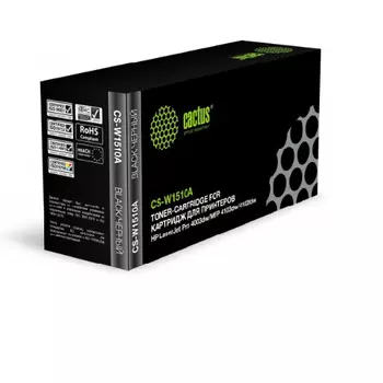 Картридж Cactus CS-W1510A лазерный W1510A черный (3050стр.) для HP LJ Pro 4003dw/MFP 4103dw/4103fdw