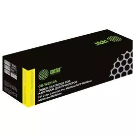 Картридж Cactus CS-W2212A лазерный желтый (1250стр.) для HP M255/MFP M282/M283