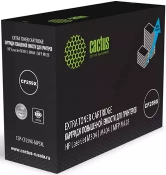 Картридж Cactus CSP-CF259X-MPSXL лазерный CF259X черный (20000стр.) для HP LJ M304/M404/MFP M428