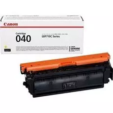 Картридж Canon 040 Y 0454C001 жёлтый, для принтеров i-SENSYS LBP712Cx, LBP710Cx, 5400 страниц