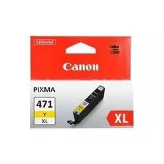Картридж Canon CLI-471XL Y 0349C001 для MG5740, MG6840, MG7740. Жёлтый. 715 страниц.