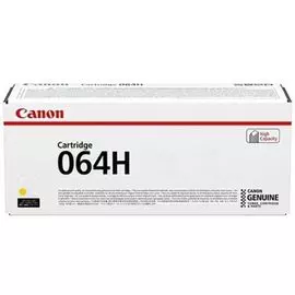 Картридж Canon CRG 064 H Y жёлтый, ресурс 10400 стр, совместимость с MF832Cdw
