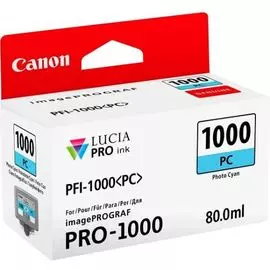 Картридж Canon PFI-1000 C 0547C001 для PRO1000, голубой (80 ml)